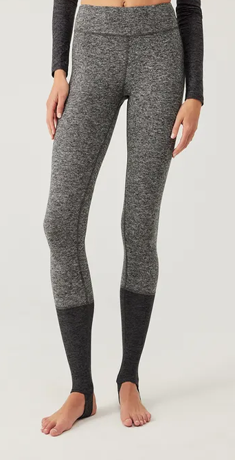 Cloud Knit Flocked High-Rise Leggings